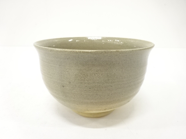 JAPANESE TEA CEREMONY / TEA BOWL CHAWAN / ASH GLAZE